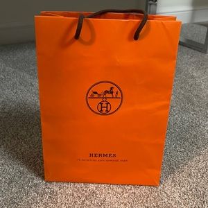 Authentic Hermes shopping bag from Paris